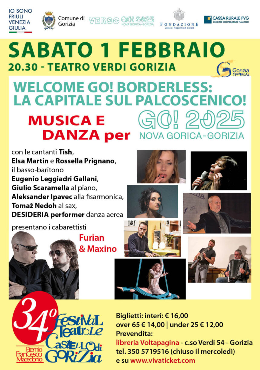 WELCOME GO! BORDERLESS: LA CAPITALE SUL PALCOSCENICO! Musica e danza per GO! 2025